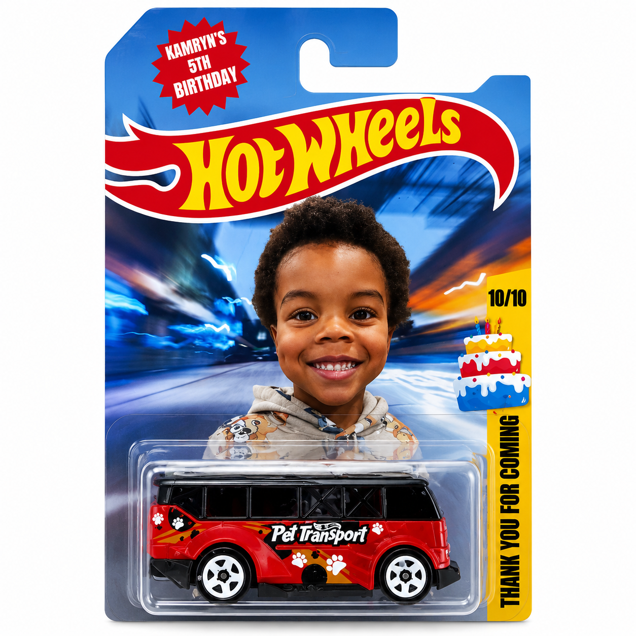 Custom Hot Wheel Favor